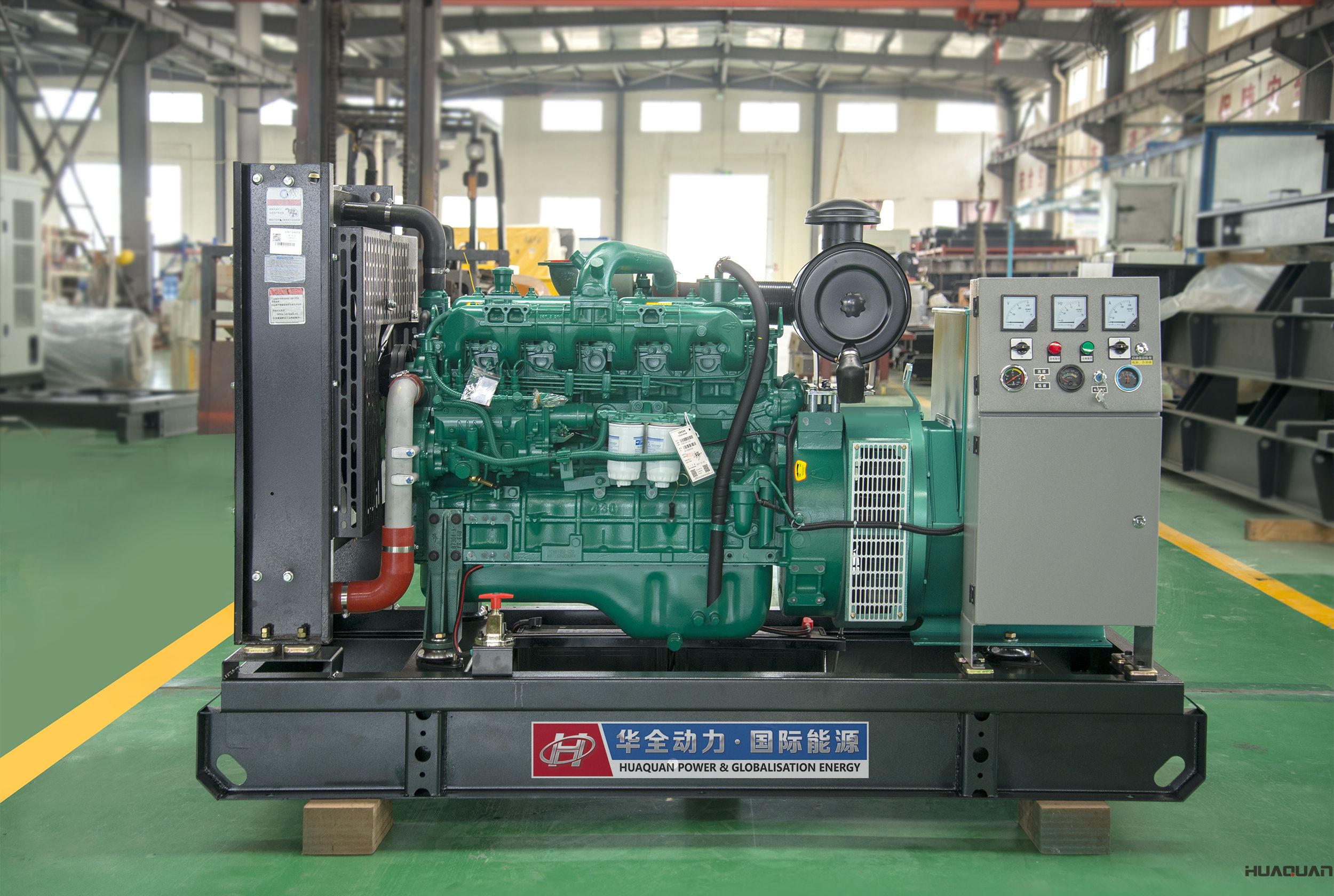 2018年4月4日華全動(dòng)力80kw標(biāo)配柴油發(fā)電機(jī)組發(fā)往四川省