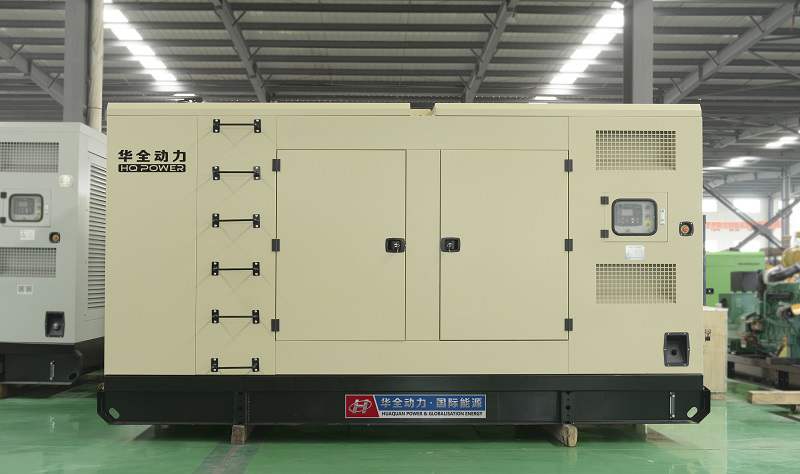 伴著4月9日的暖陽，華全動力一臺400kw靜音箱發(fā)電機組發(fā)往河南省